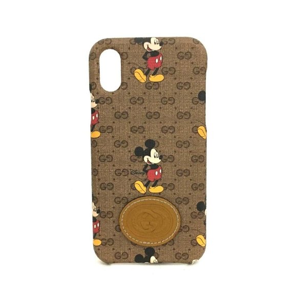 GUCCI Disney Micro GG Logo Iphone X Cell Phone Case /6R0479 - Picture 1 of 8